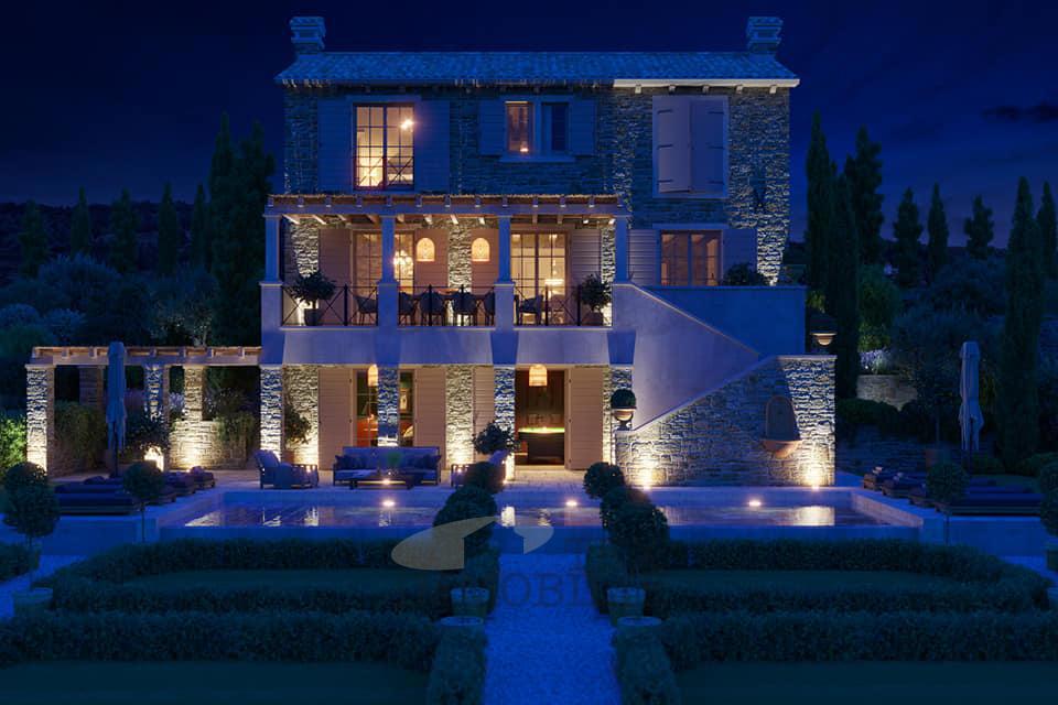 Zazidljivo zemljišče s pogledom na Motovun