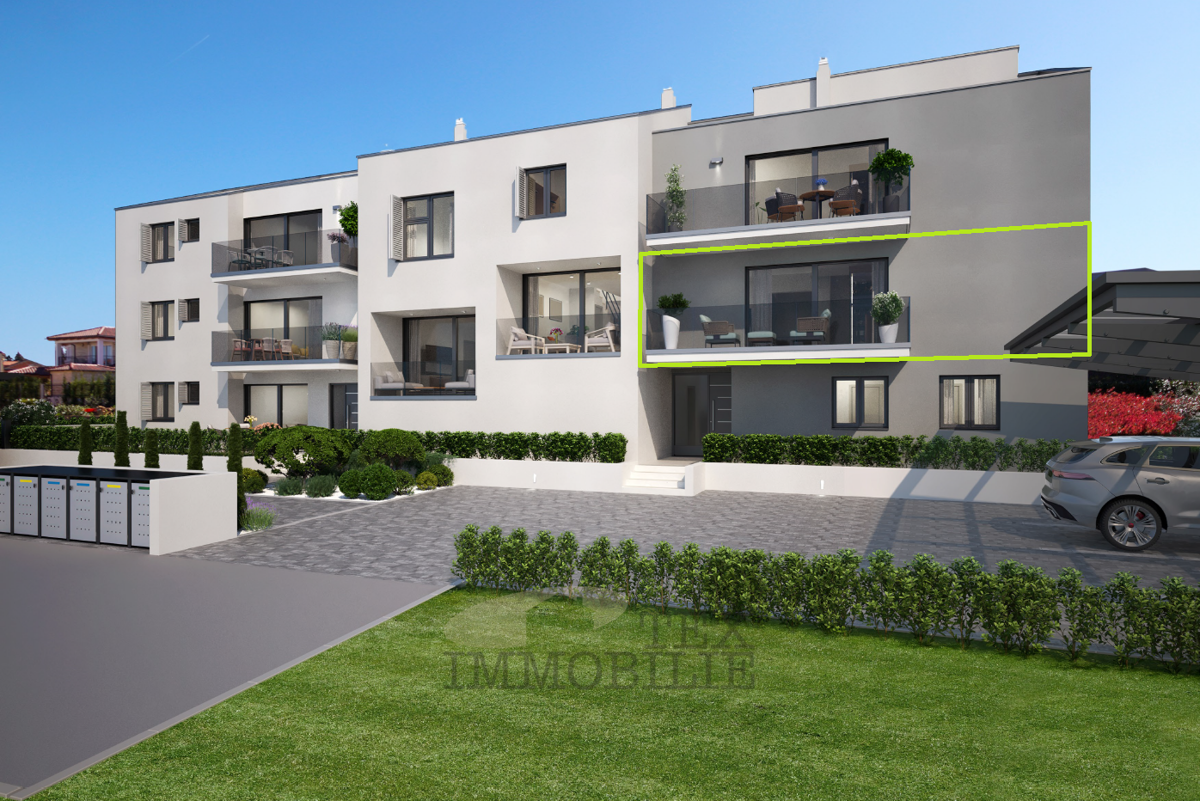 Stanovanje s pogledom na morje v okolici Poreča – 78,23 m²