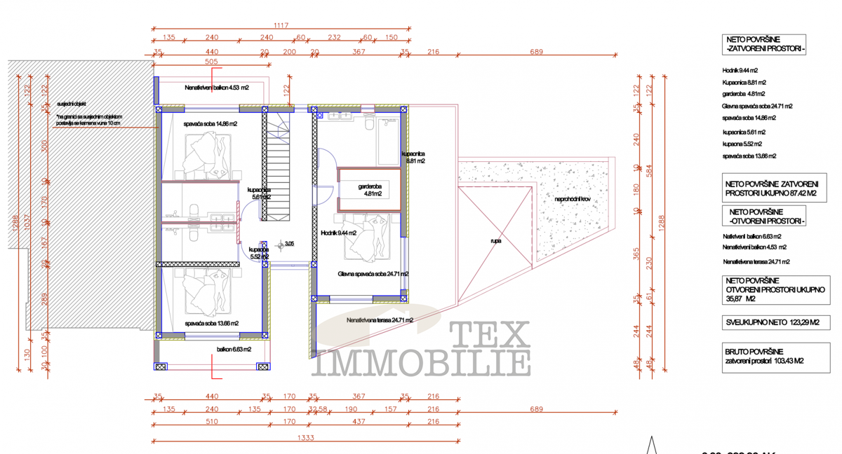Gradbeno zemljišče z gradbenim dovoljenjem v okolici Višnjana