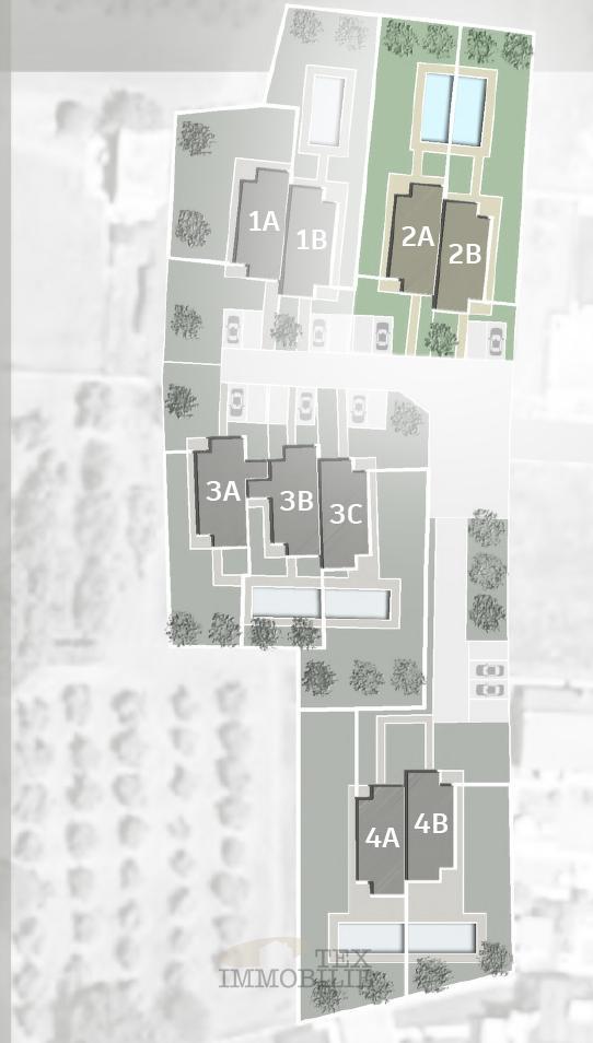 Hiše v fazi surove gradnje v ekskluzivnem stanovanjskem projektu