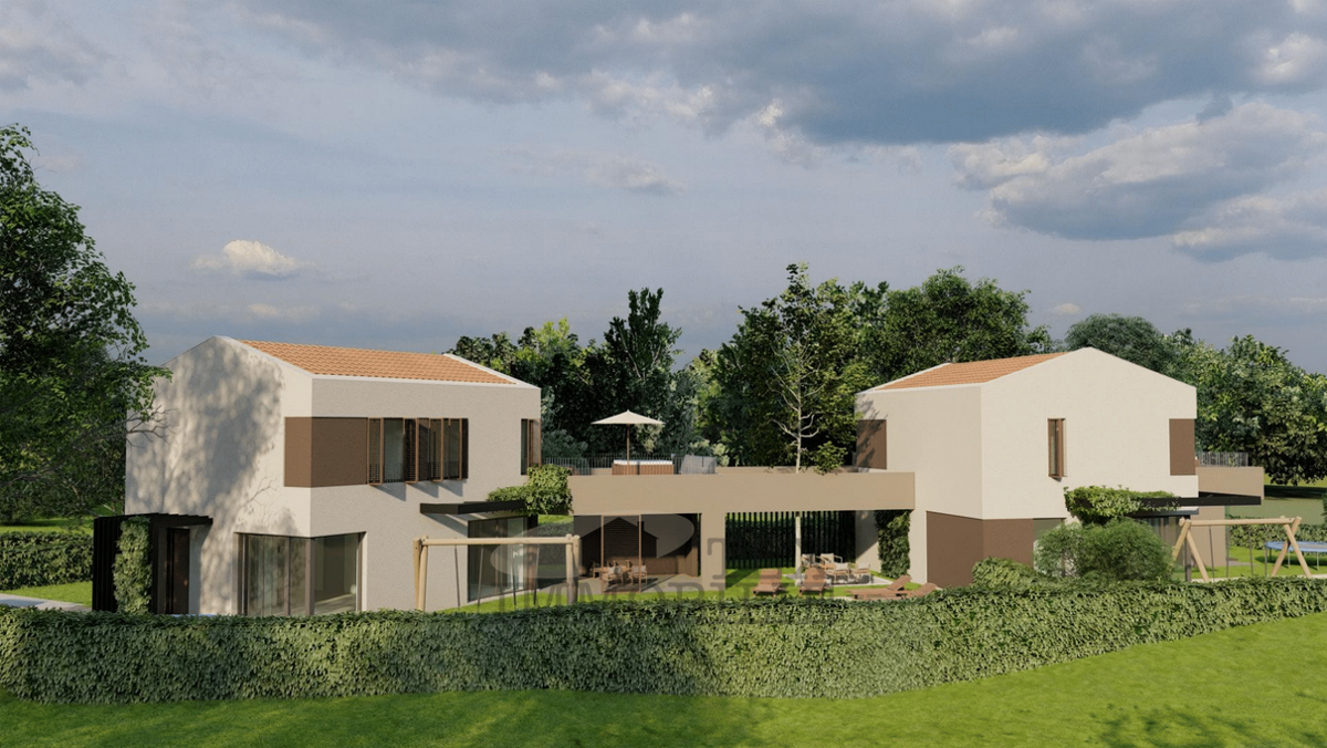 Zazidljivo zemljišče z dovoljenjem in projektom – Poreč, 7 km od morja