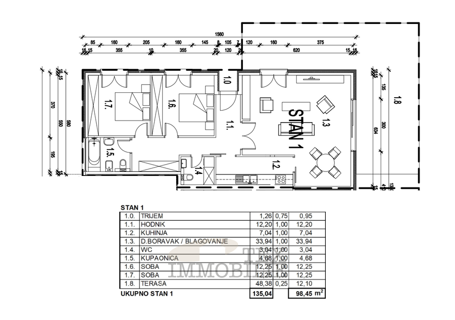 Čudovito pritlično stanovanje z velikim vrtom in bazenom – mirna lokacija v bližini Poreča