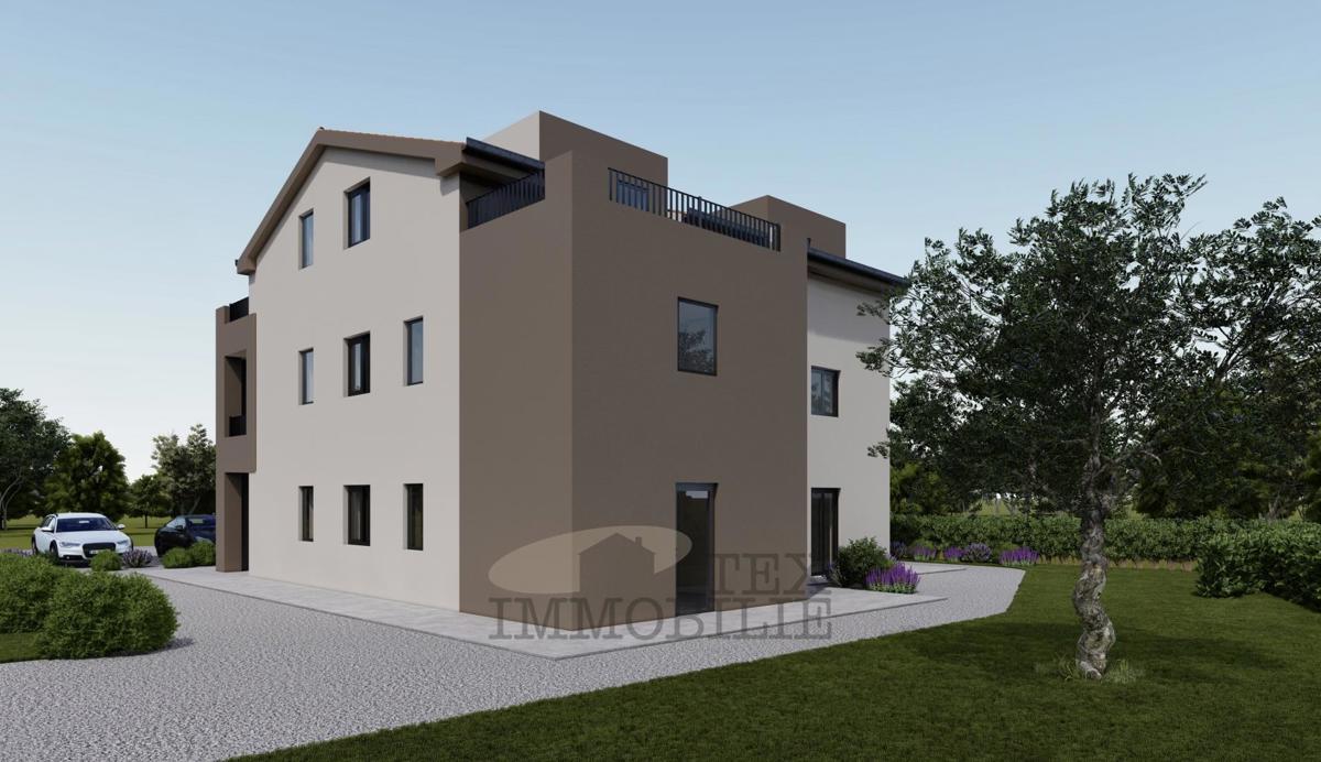 Okolica Poreča, novi apartmaji v gradnji - STANOVANJE E
