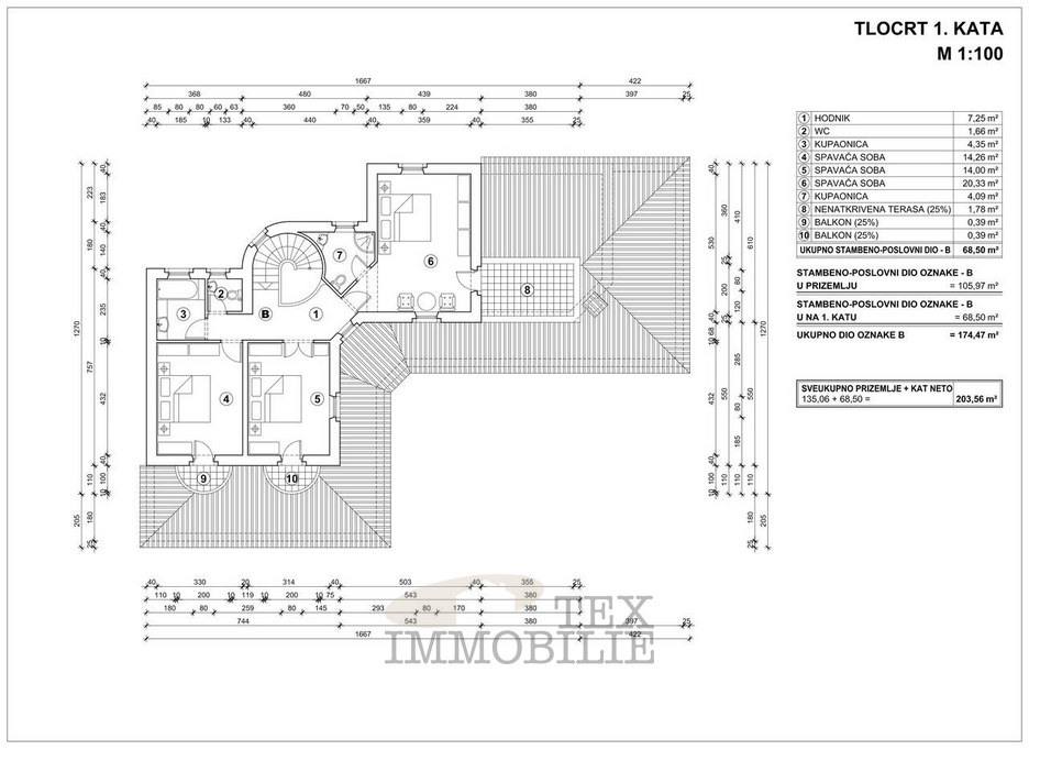 Kamena vila z bazenom v mirnem okolju – okolica Poreča