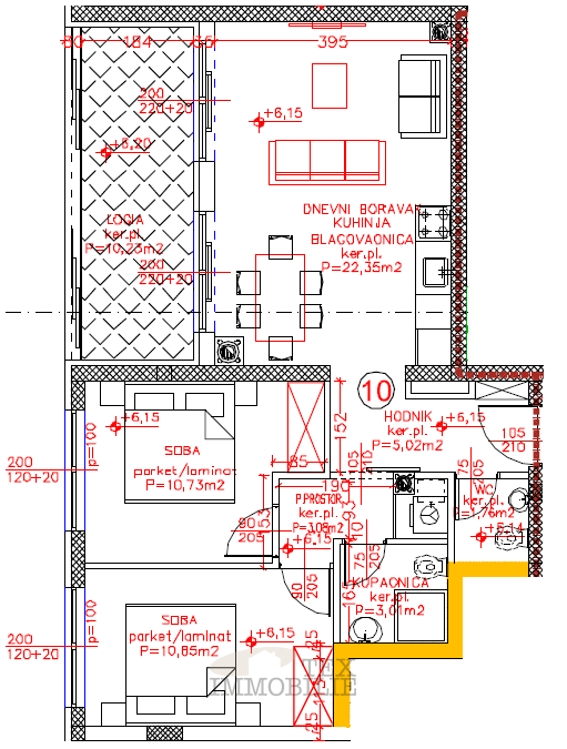 Moderni novi apartmaji v Poreču