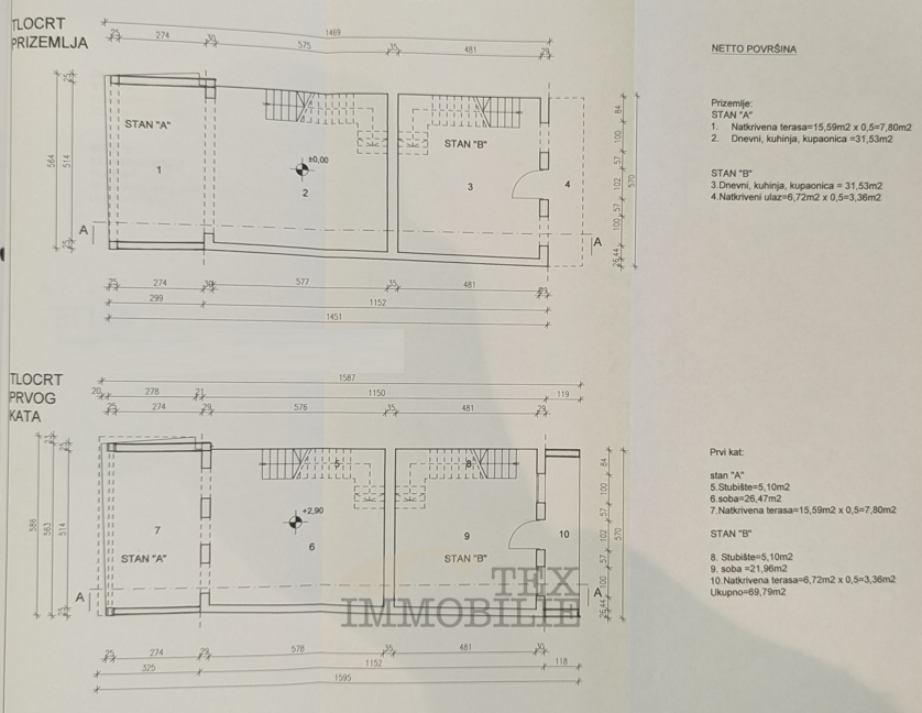 Hiša Poreč, 204,32m2