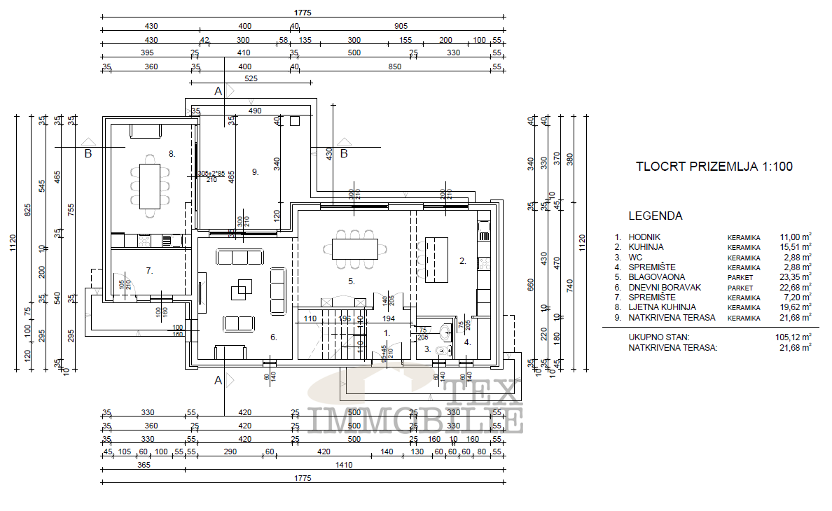 Luksuzna moderna vila z bazenom na mirni lokaciji, 7 km od Poreča in morja