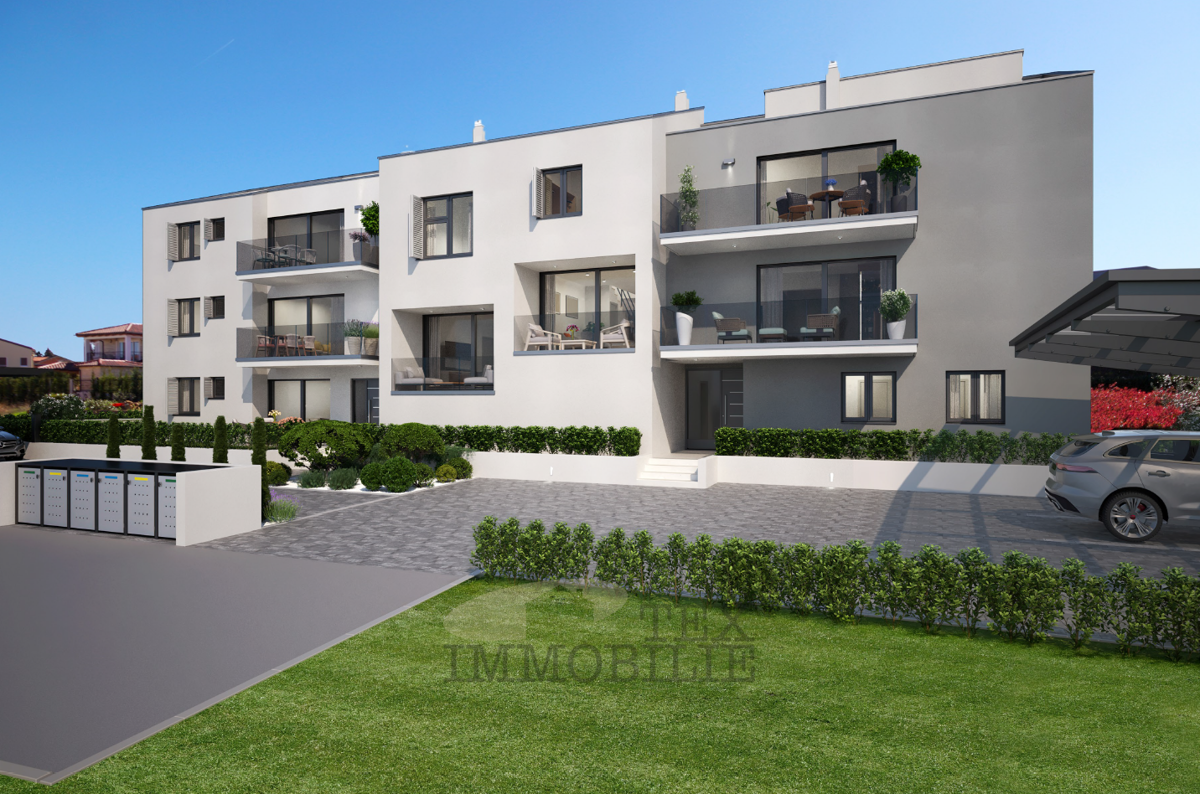 Stanovanje s pogledom na morje v okolici Poreča – 80,62 m²