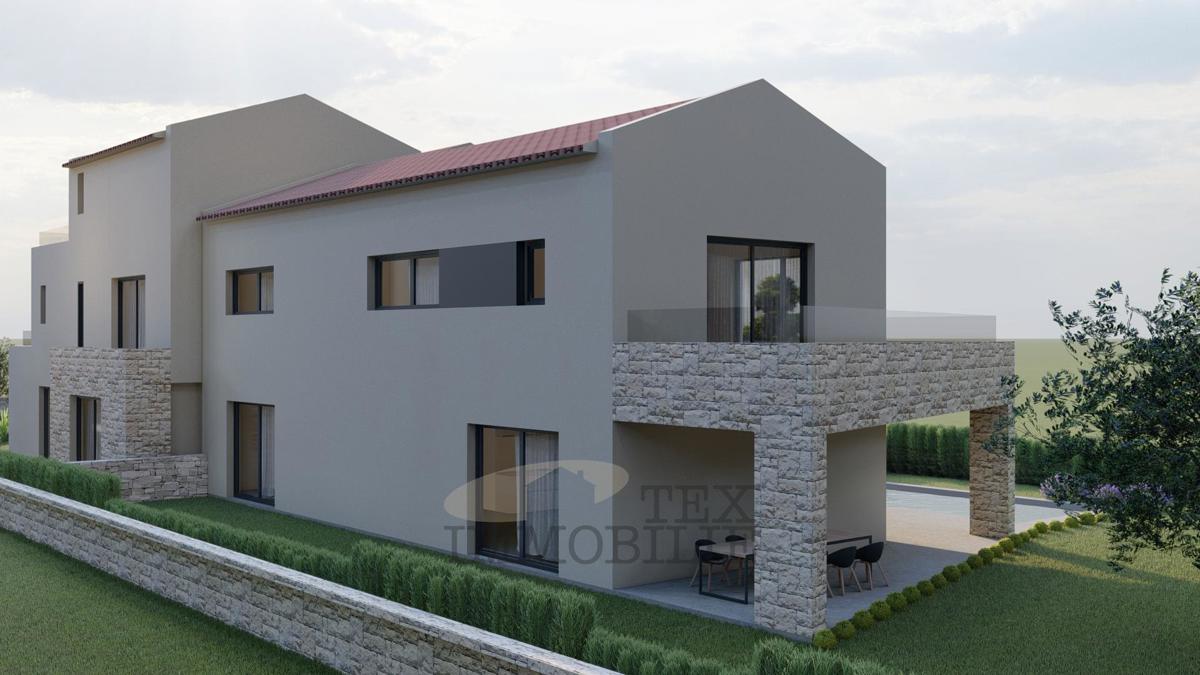 Gradbeno zemljišče z gradbenim dovoljenjem v okolici Višnjana