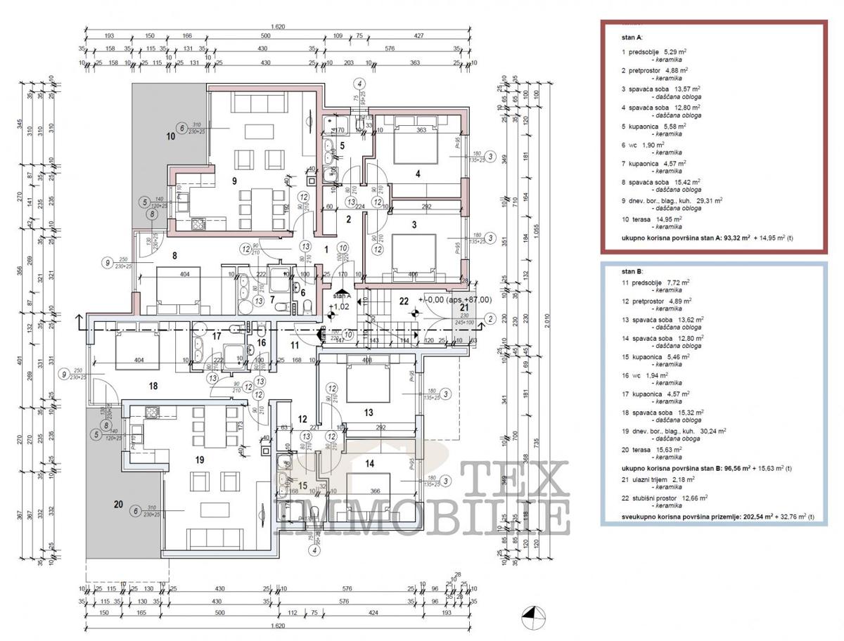 Poreč - Apartma z bazenom in tremi spalnicami