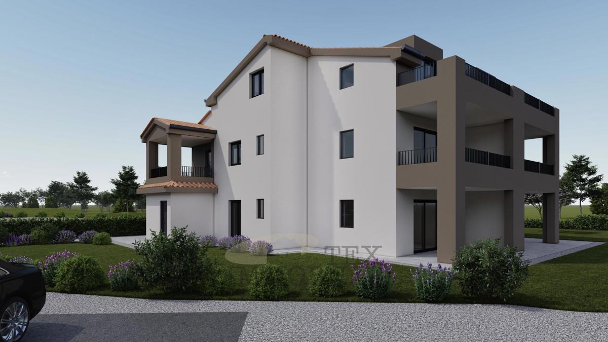 Okolica Poreča, novi apartmaji v gradnji - STANOVANJE A
