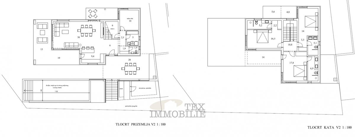 Hiša Vižinada, 150m2