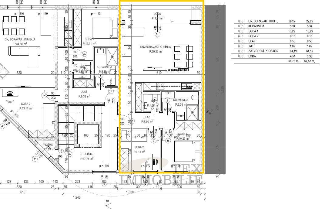 Poreč okolica – Stanovanje s čudovitim pogledom na morje
