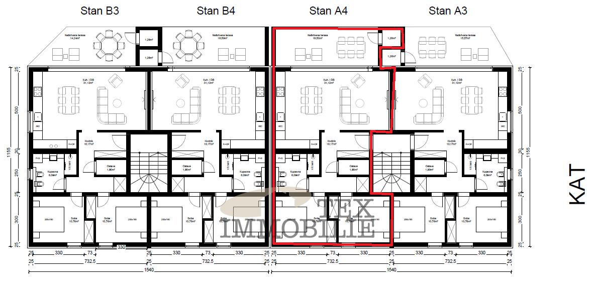 Okolica Poreča, nova stanovanja v izgradnji