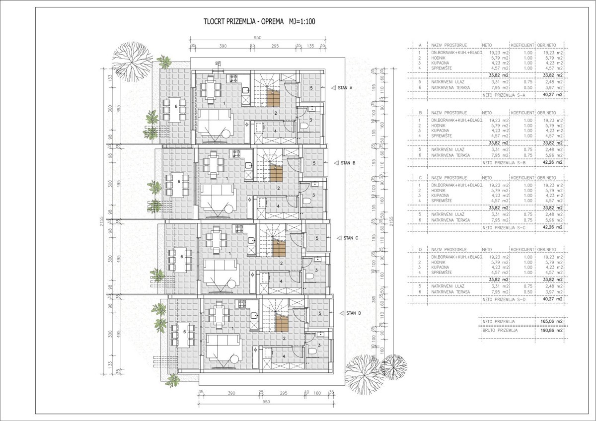 Gradbeno zemljišče le 400 m od morja v Lovrečici