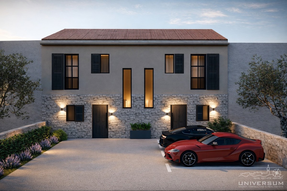 Dvojček hiše 2,5 km od plaže v bližini Umaga