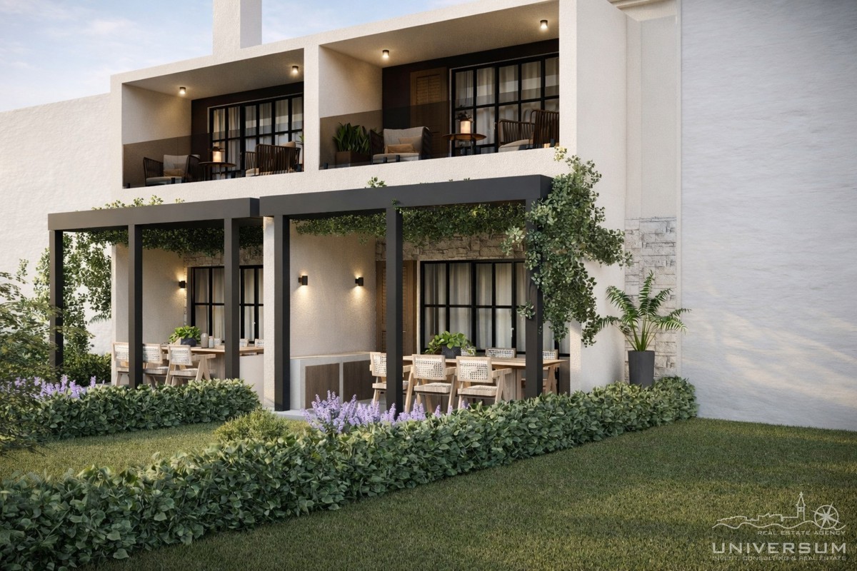 Dvojček hiše 2,5 km od plaže v bližini Umaga