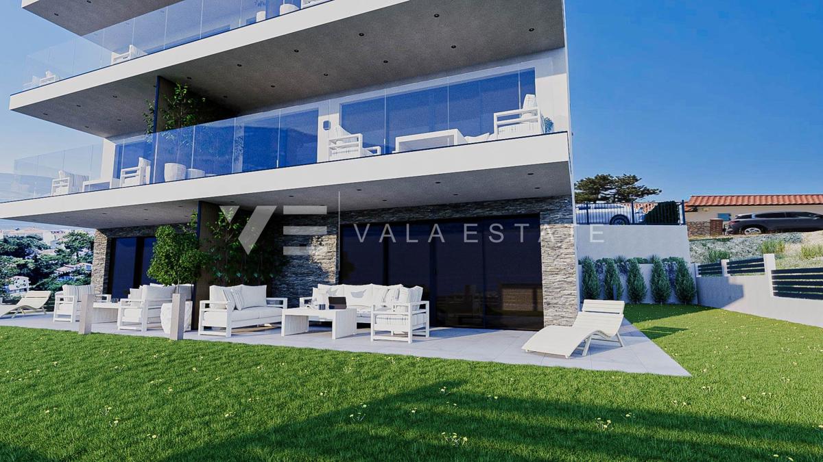 DVA NOVA APARTMAJA S POGLEDOM NA MORJE IN VRTOM
