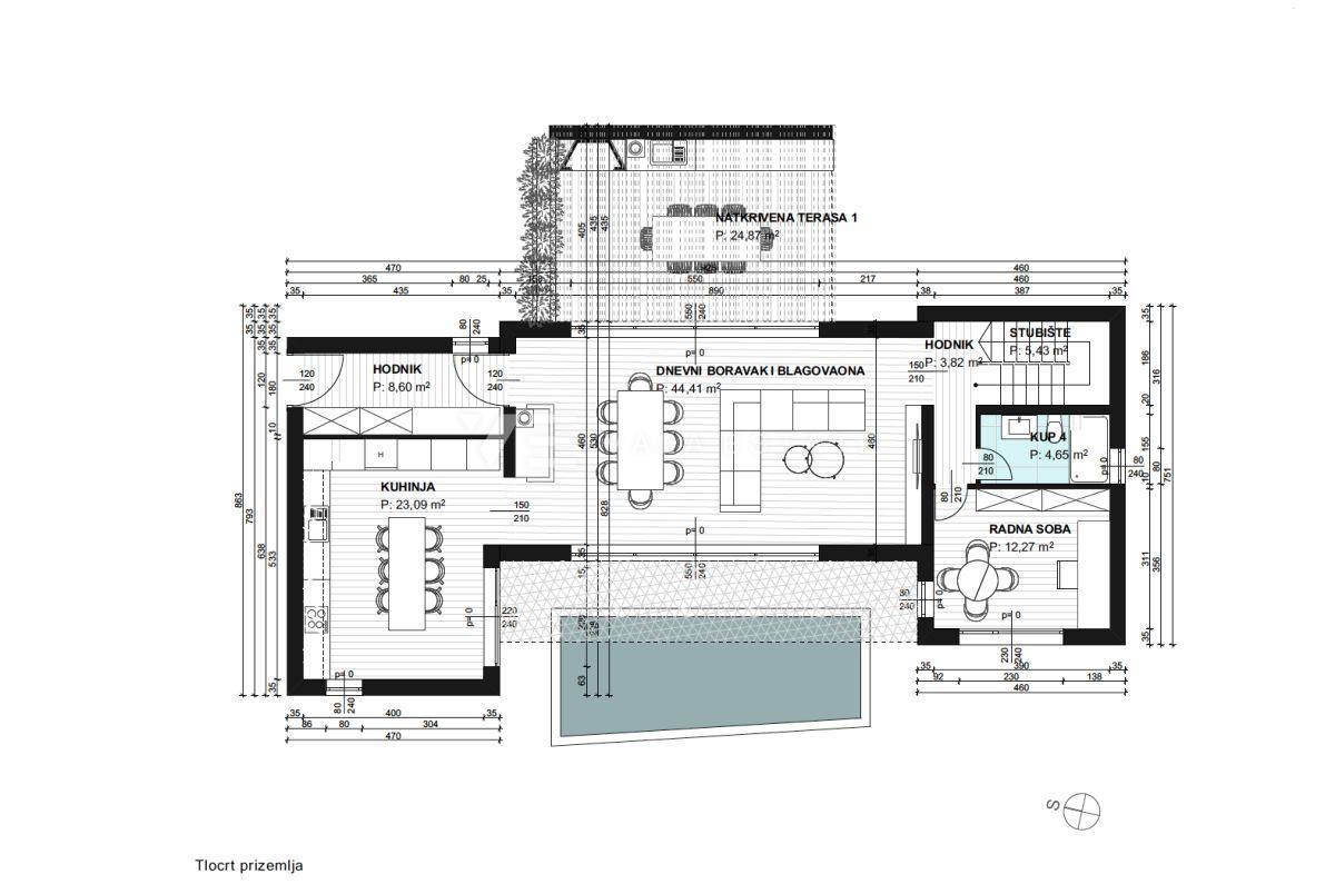 ZAZIDLJIVO ZEMLJIŠČE S PROJEKTNO DOKUMENTACIJO NA MIRNI PODEŽELSKI LOKACIJI