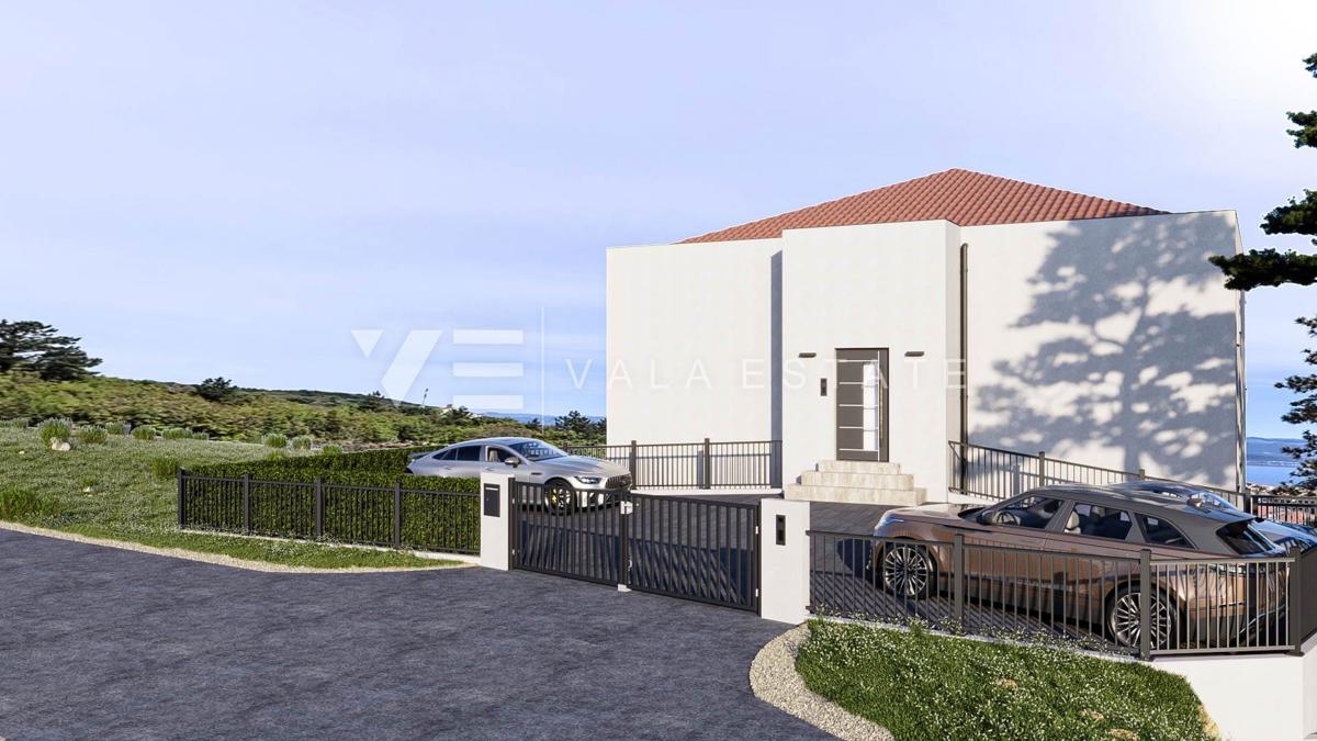 MODEREN APARTMA Z ODPRTIM POGLEDOM NA MORJE Z DODATNIM APARTMAJEM V PRITLIČJ