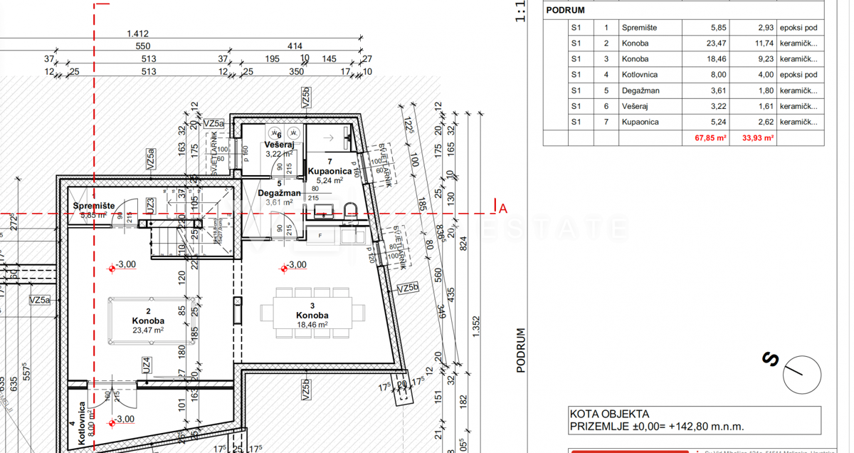 MODERNA VILA V MIRNEM OKOLJU Z BAZENOM IN POGLEDOM NA MORJE