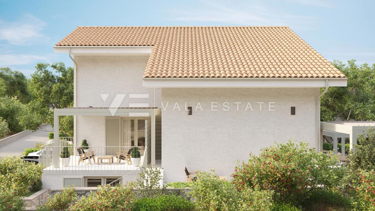 NOVI PRITLIČNI APARTMA Z VRTOM IN POGLEDOM NA MORJE