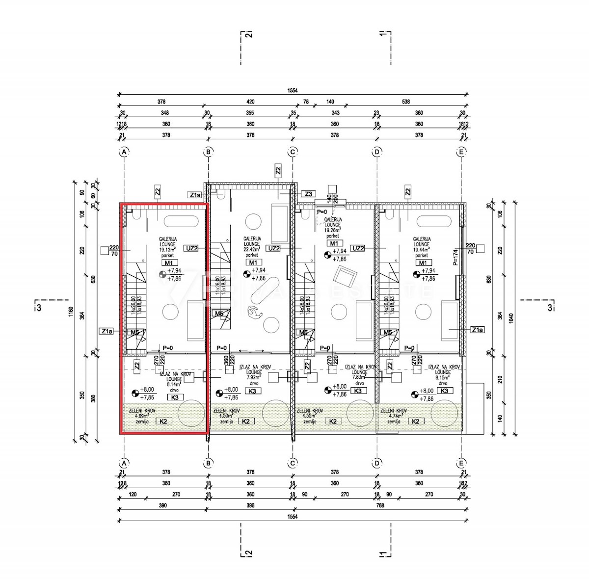 NOV VRHUNSKI APARTMA LE 500 M OD PLAŽE