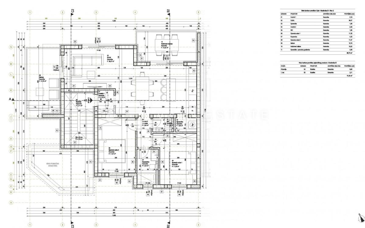 DVOSOBNI APARTMA V NOVOGRADNJI S POGLEDOM NA MORJE