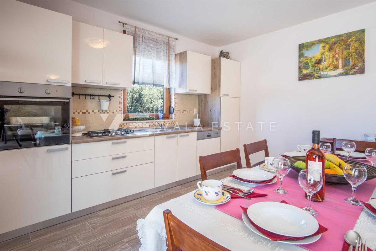 DVOJNA HIŠA Z BAZENOM IN POGLEDOM NA MORJE