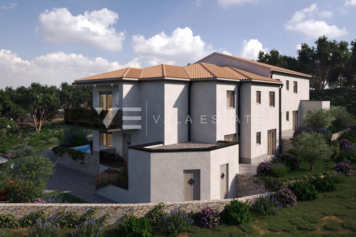 PRITLIČNi APARTMA V NOVOGRADNJI Z BAZENOM IN POGLEDOM NA MORJE