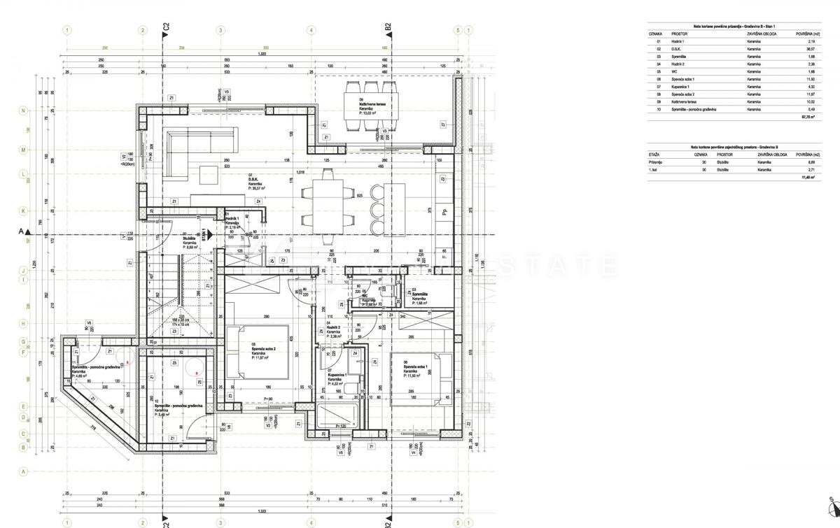 PRITLIČNi APARTMA V NOVOGRADNJI Z BAZENOM IN POGLEDOM NA MORJE
