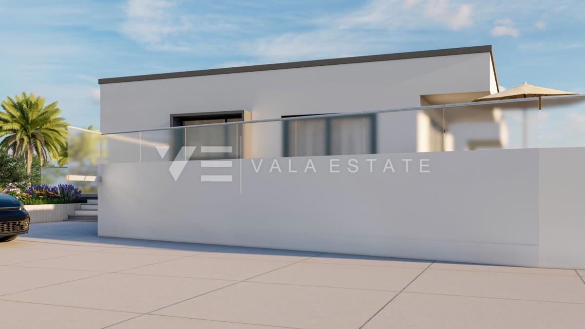 NOVA MODERNA DVOJNA HIŠA Z POGLEDOM NA MORJE