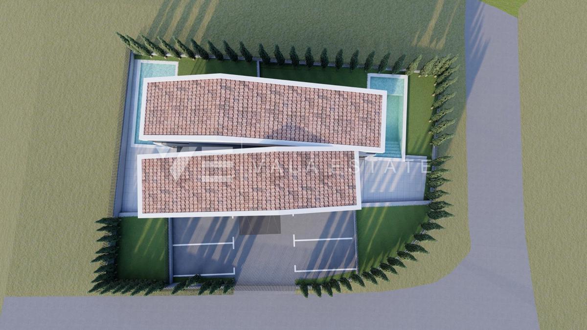 NOVA MODERNA POL-SAMOSTOJNA HIŠA Z BAZENOM