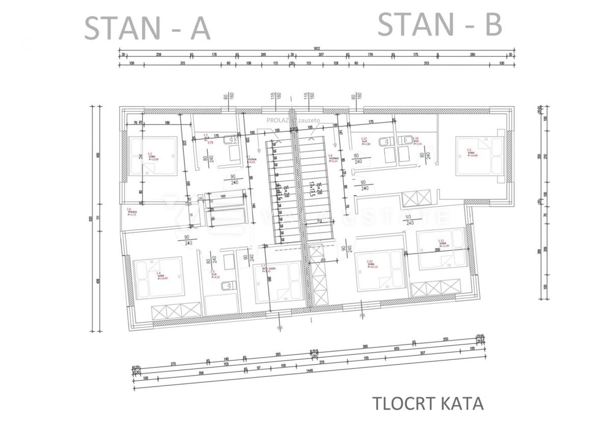 NOVA MODERNA POL-SAMOSTOJNA HIŠA Z BAZENOM