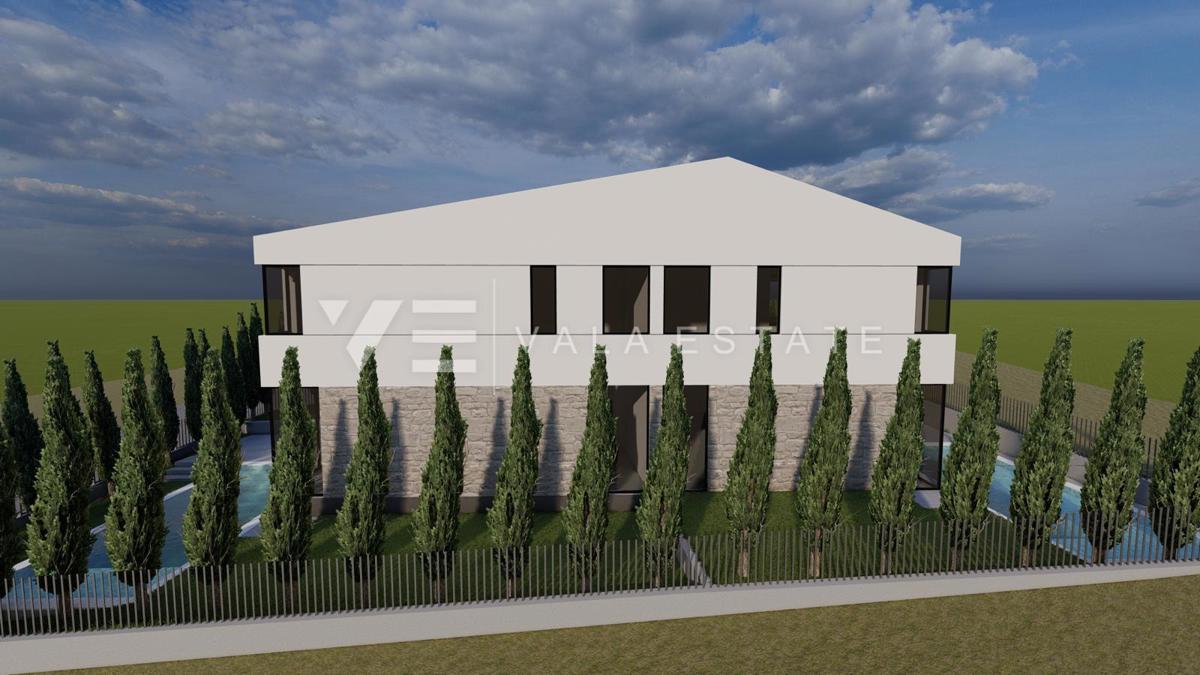 NOVA MODERNA POL-SAMOSTOJNA HIŠA Z BAZENOM