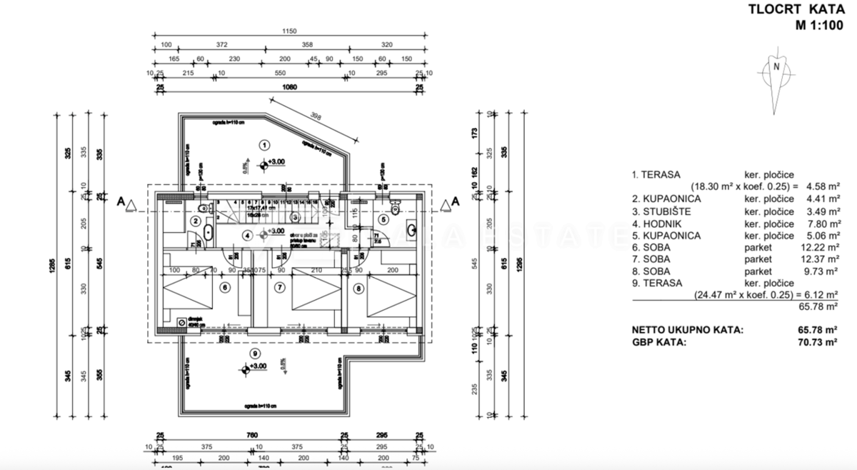 NOVA SAMOSTOJNA HIŠA Z BAZENOM IN POGLEDOM NA MORJE