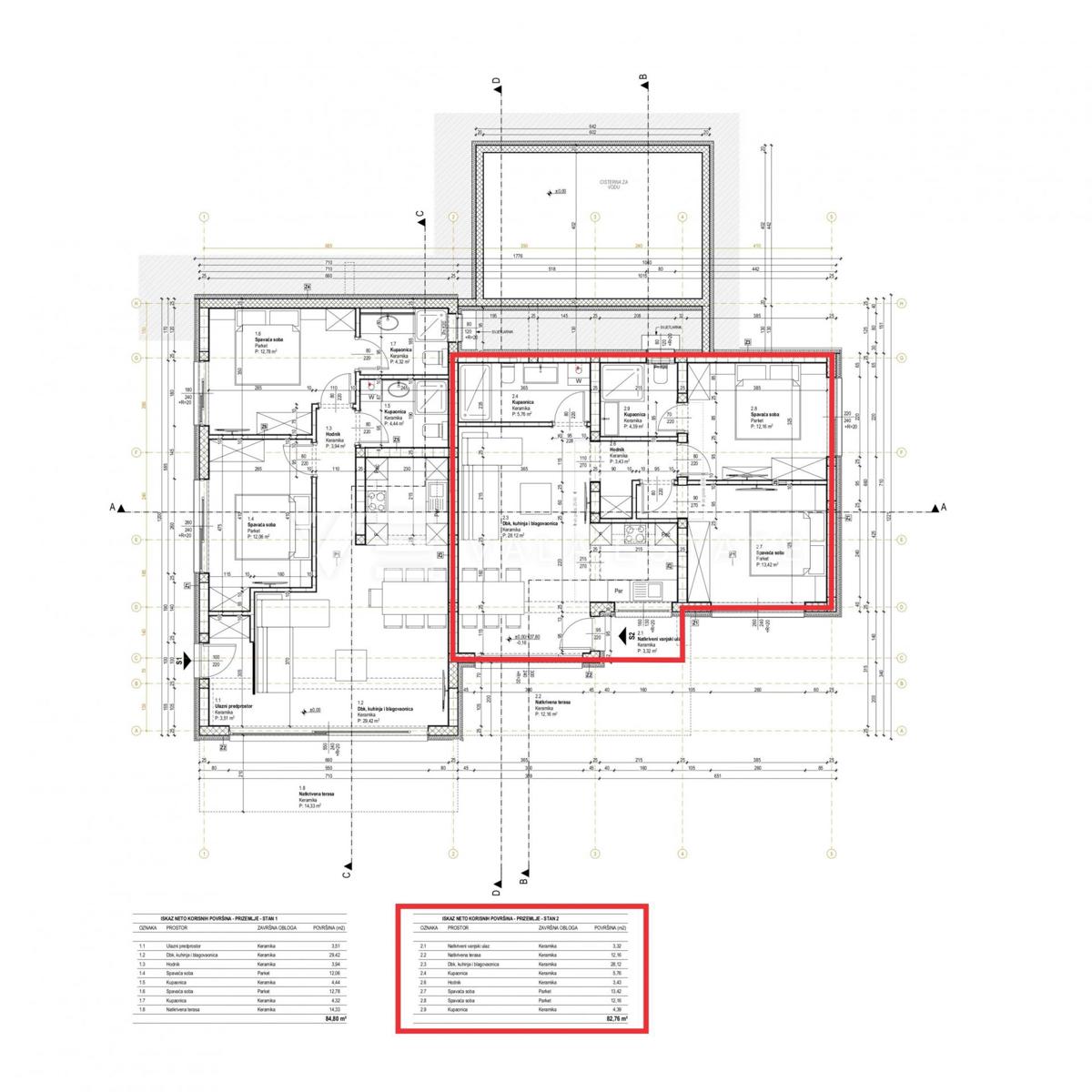 MODERNI PRITLIČNI APARTMA Z BAZENOM IN POGLEDOM NA MORJE
