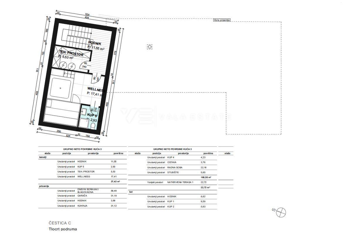 ZAZIDLJIVO ZEMLJIŠČE S PROJEKTNO DOKUMENTACIJO NA MIRNI PODEŽELSKI LOKACIJI