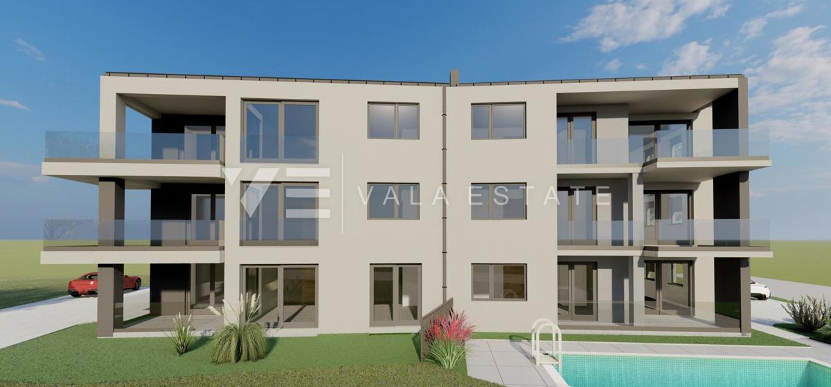 PRITLIČNI APARTMA Z VRTOM IN SKUPNIM BAZENOM