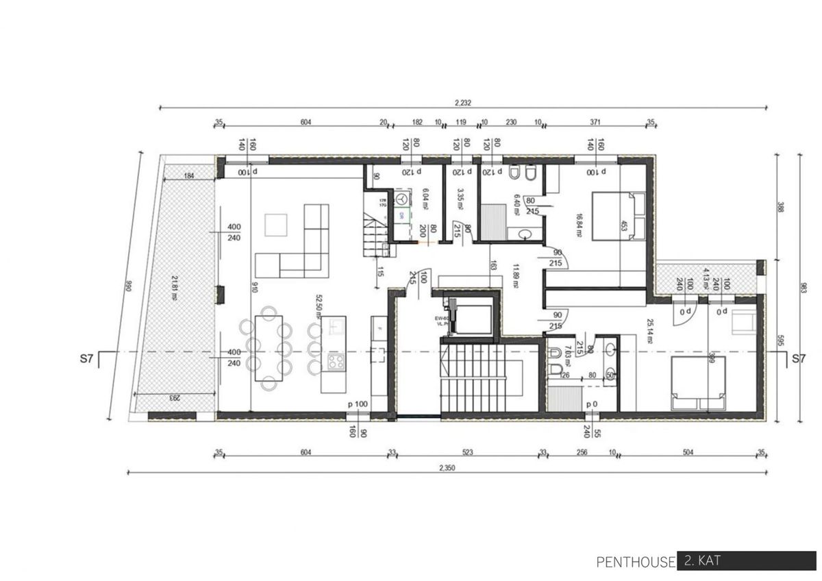 Penthouse s pogledom v bližini centra in morja, Rovinj