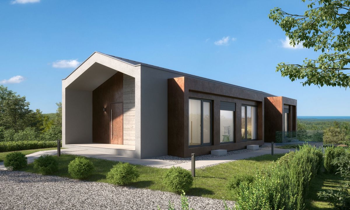 Gradnja zemljišč s projektom, okolica Poreča