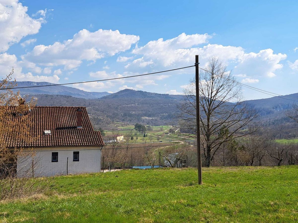 Projekt vile z bazenom, s pogledom na naravo in mesto Buzet