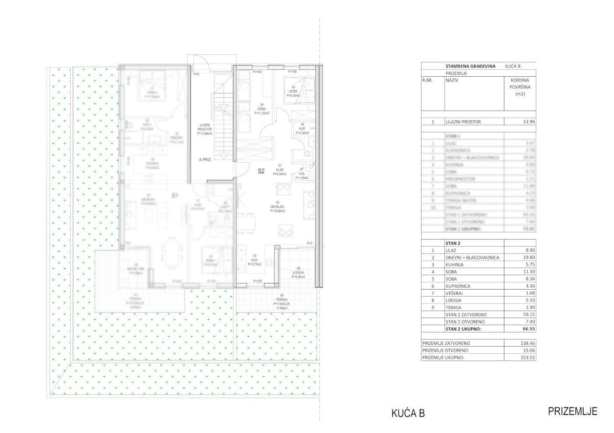 Istra, Barban, prodamo stanovanje v novogradnji BS2