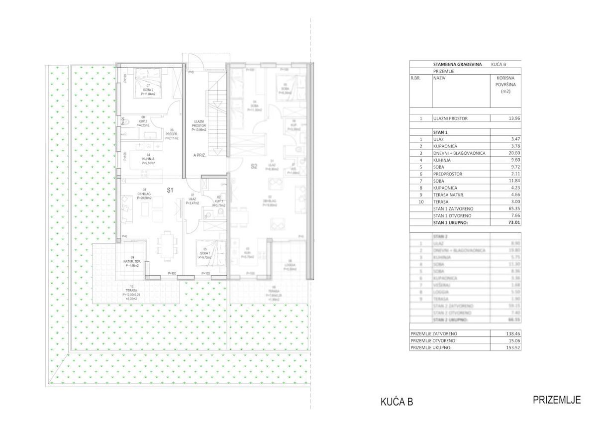 Istra, Barban, prodamo stanovanje v novogradnji BS1