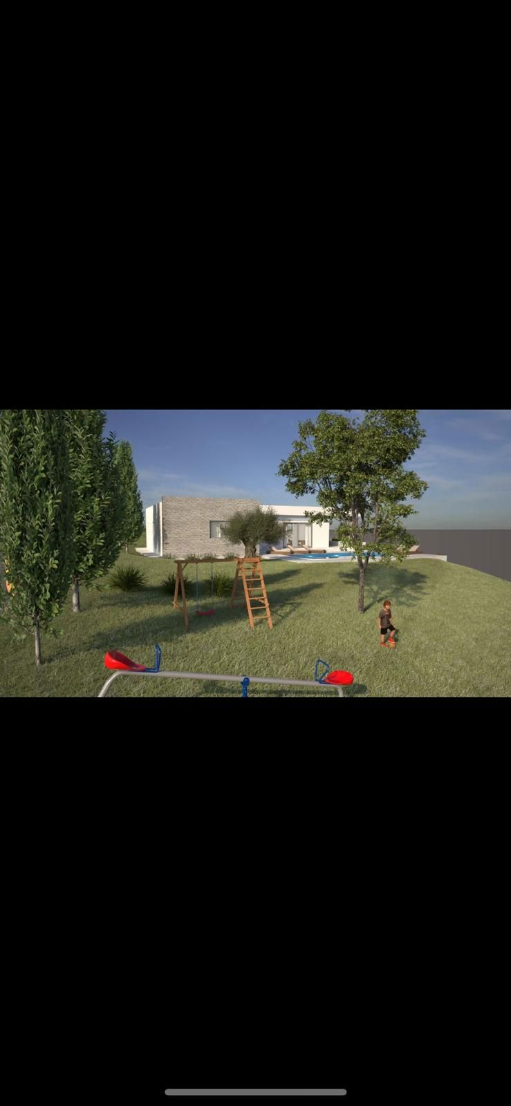 Moderna hiša v bližini mesta Labin