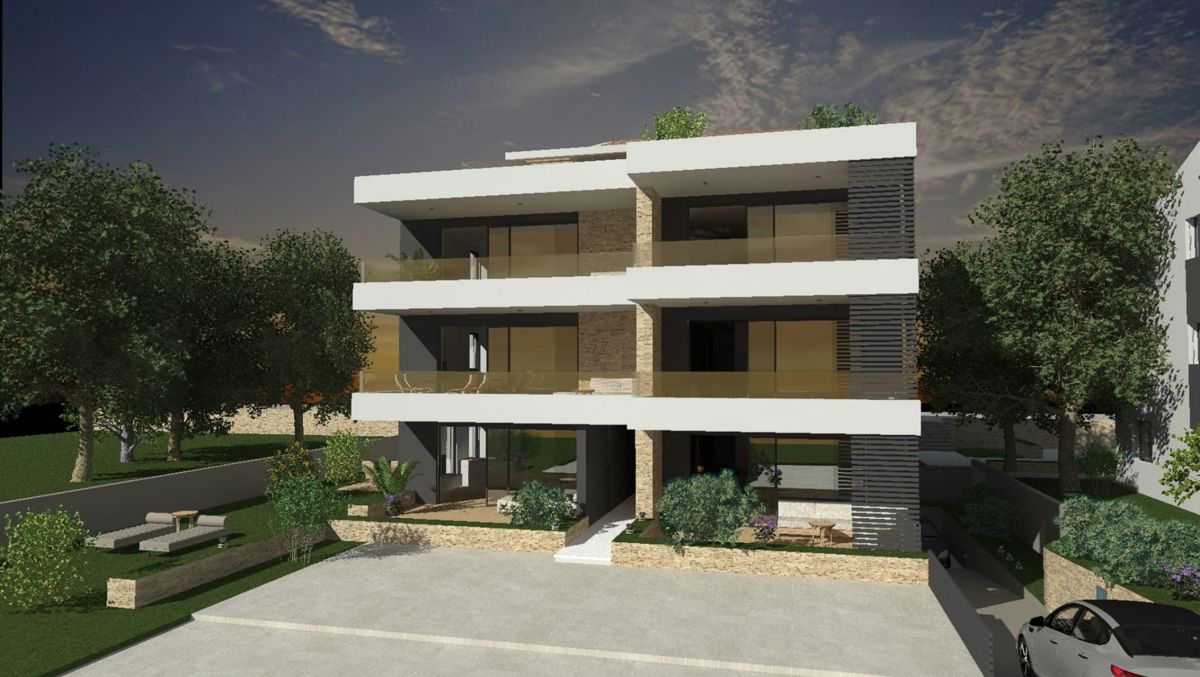 Penthouse v novi stavbi v bližini centra in morja, Rovinj
