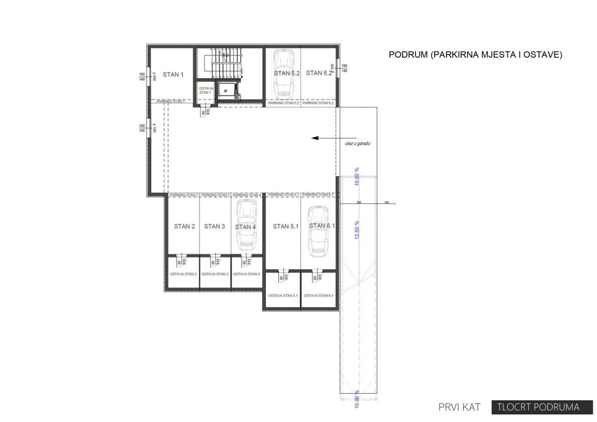 Penthouse v novi stavbi v bližini centra in morja, Rovinj