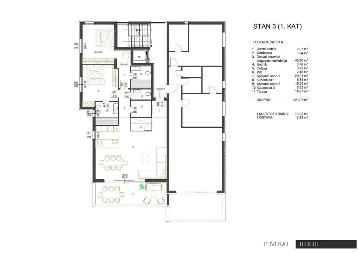 Apartma v prvem nadstropju blizu centra in morja, Rovinj