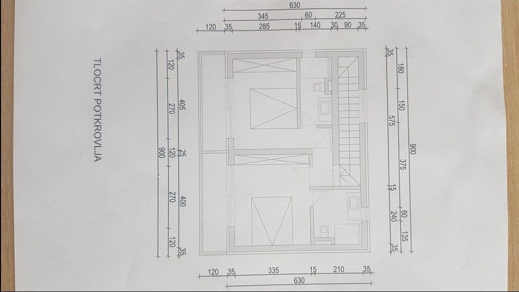 Gradbeno zemljišče 554 m2 z projektom, okolica Labina