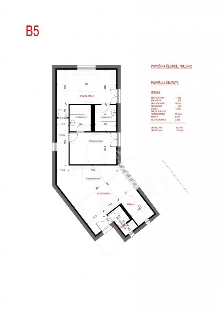 Hiša Višnjan, 110m2